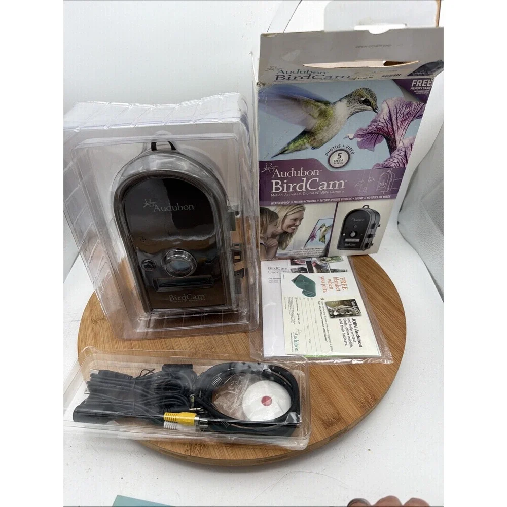 Wingscapes Audubon Motion Activated Bird Cam Wildlife Camera NIB
